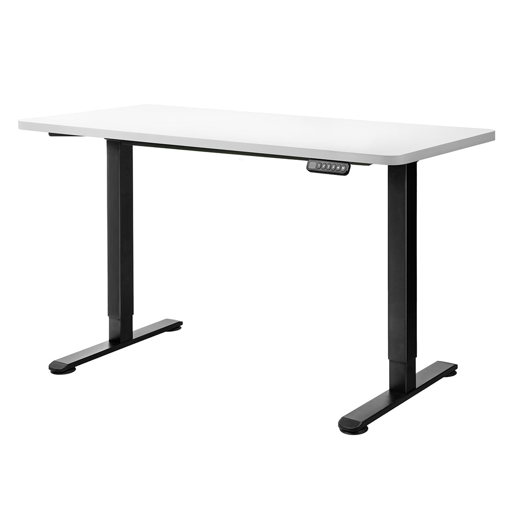 Levede Motorised Standing Desk Adjustable 140cm White 1000x 1MM.