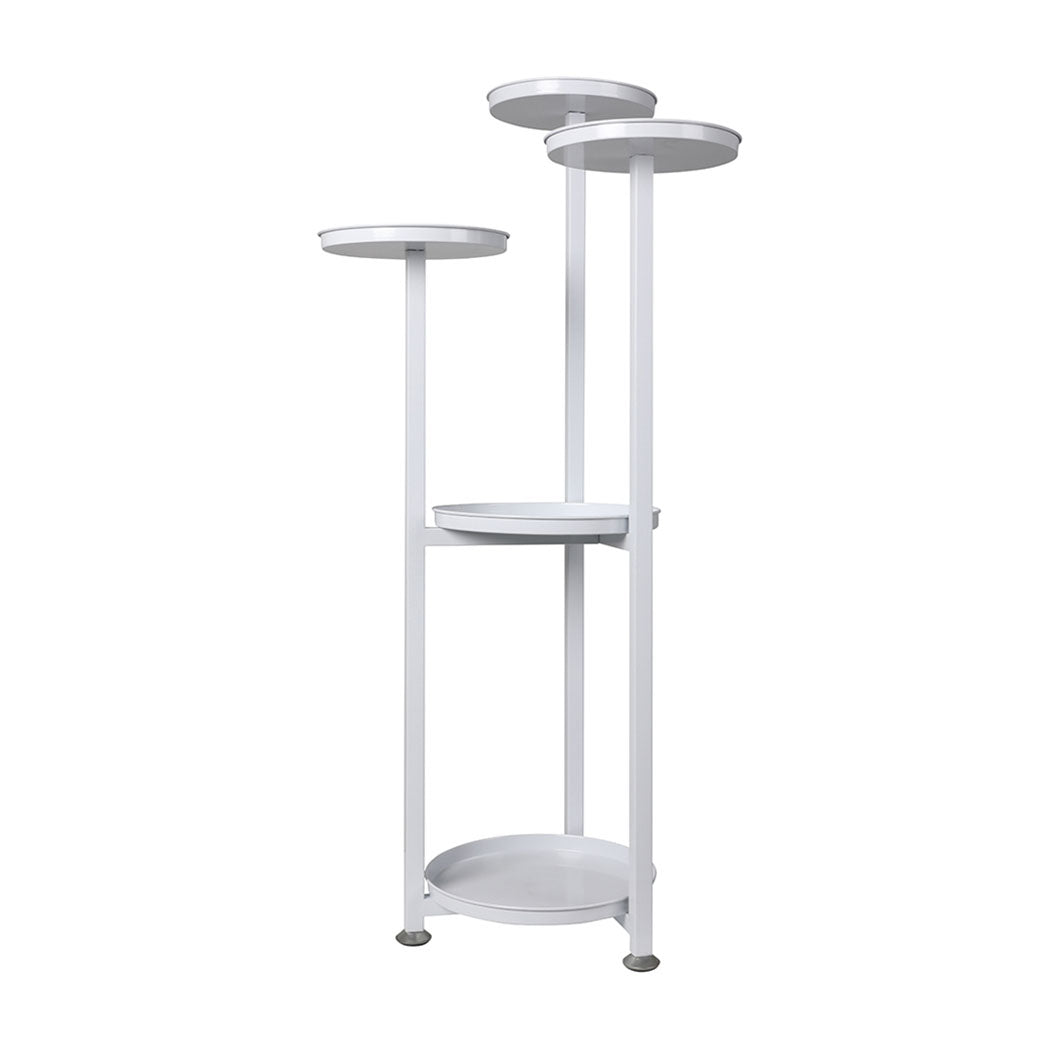 Levede Plant Stand Outdoor Indoor Flower White Medium.