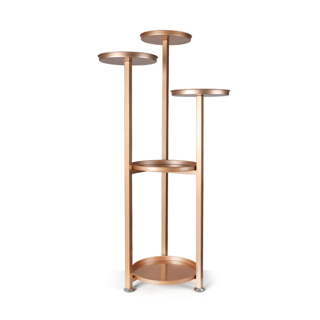 Levede Plant Stand Outdoor Indoor Flower Rose Gold Medium.