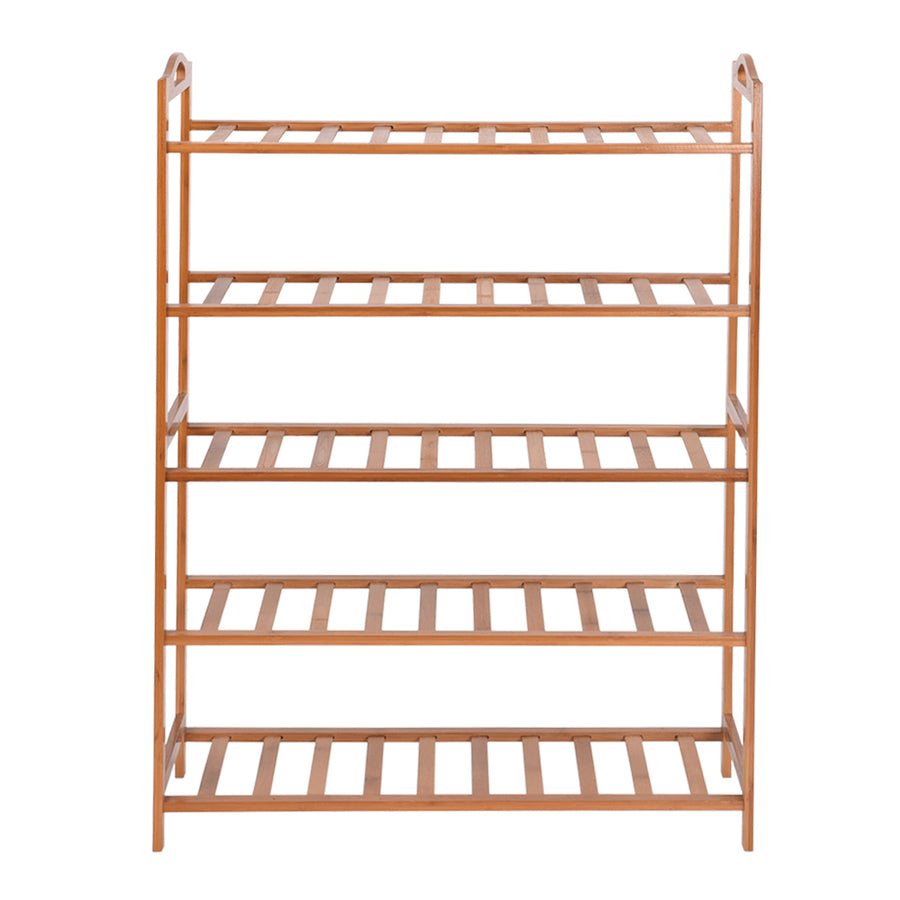 Levede 5 Tiers Bamboo Shoe Rack Storage.