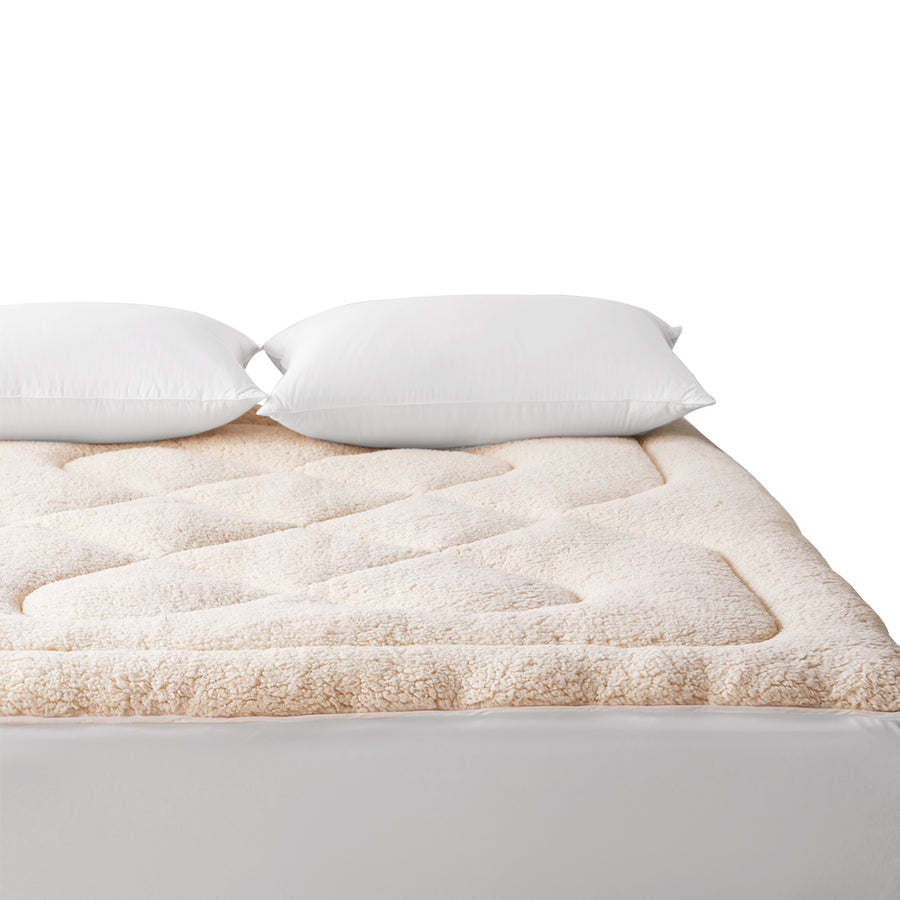 DreamZ Mattress Topper 100% Wool Underlay Double.