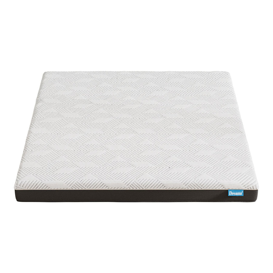 Double Mattress Gel Memory Foam Cooling Breathable 15cm Medium Firm.