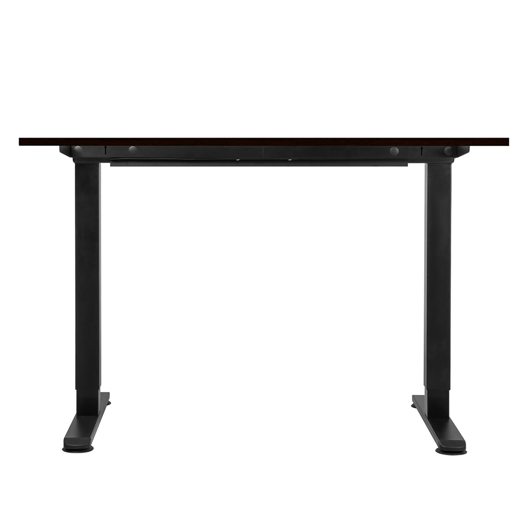 Levede Motorised Standing Desk Adjustable 140cm Walnut 1000x 1MM.