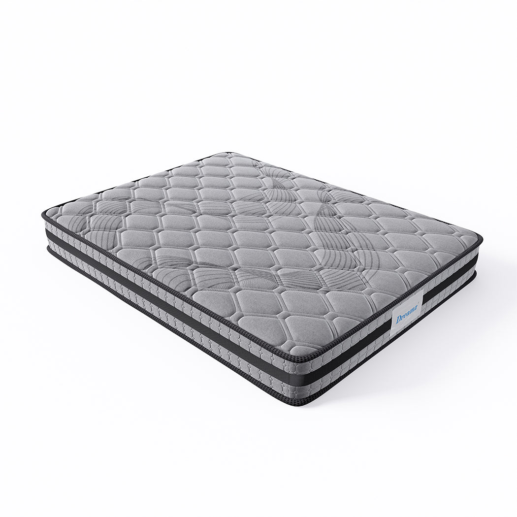DreamZ Queen Mattress - Medium Firm 5-Zone Spring Support 22cm.