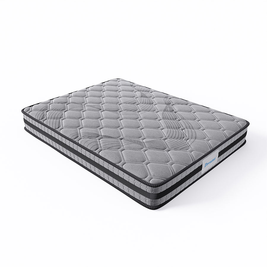 DreamZ Queen Mattress - Medium Firm 5-Zone Spring Support 22cm.