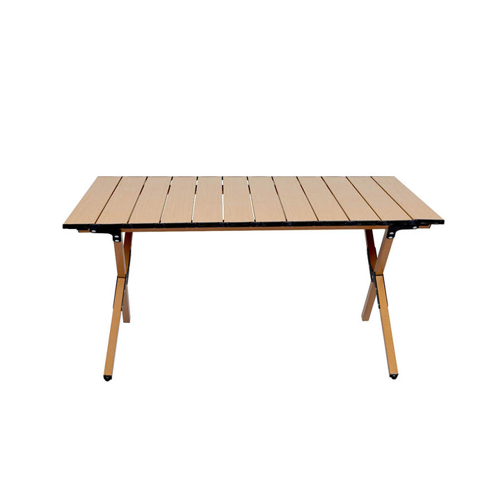 Folding Camping Table Portable Oak.