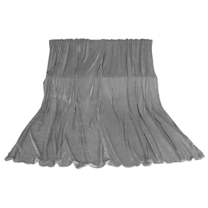 DreamZ 3x3M Large Oversized Blanket Grey Plain.