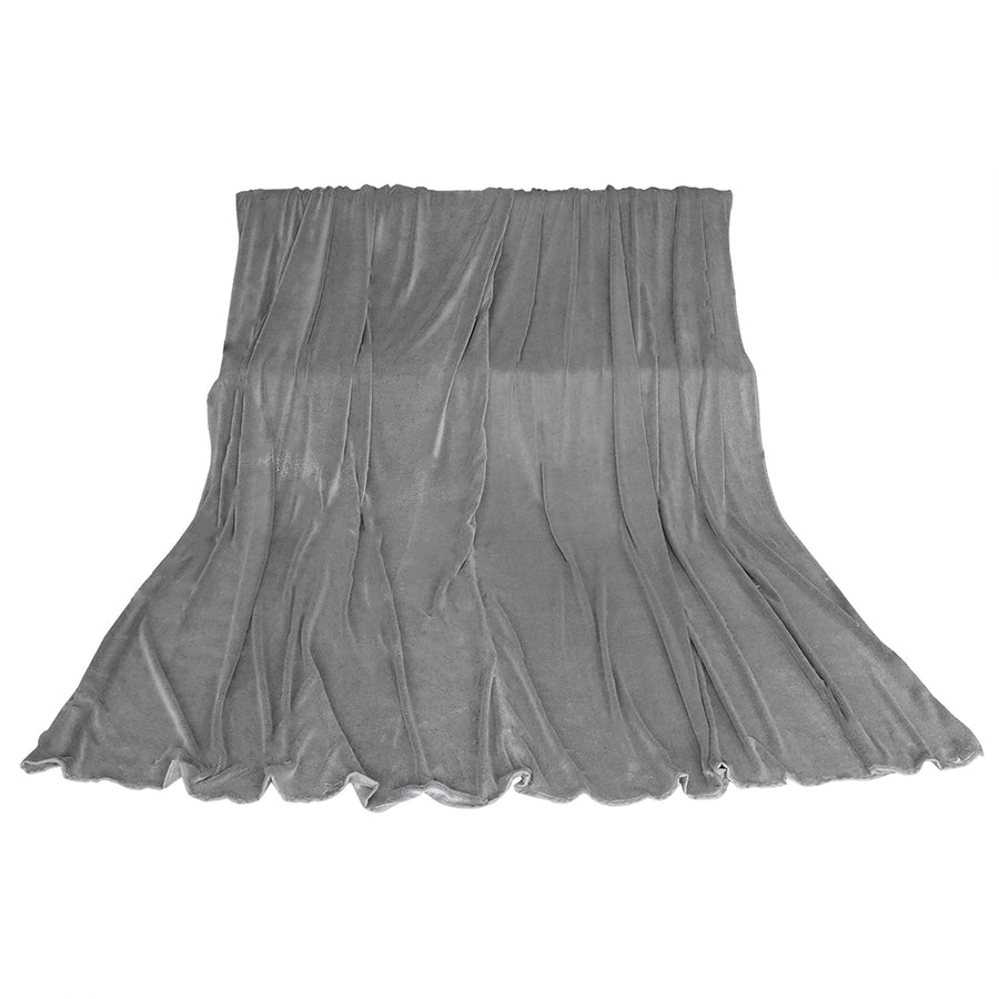 DreamZ 3x3M Large Oversized Blanket Grey Plain.