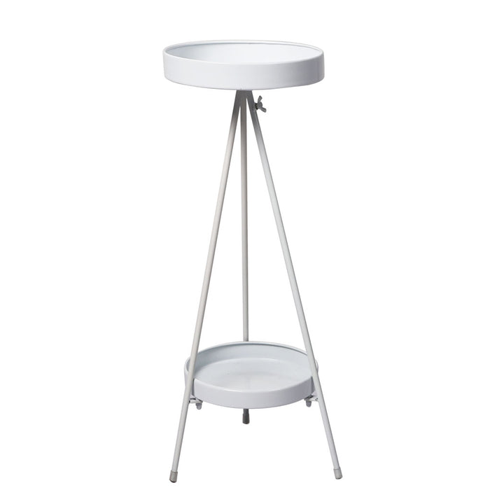 Levede Plant Stand 2 Tiers Outdoor Indoor White Large.