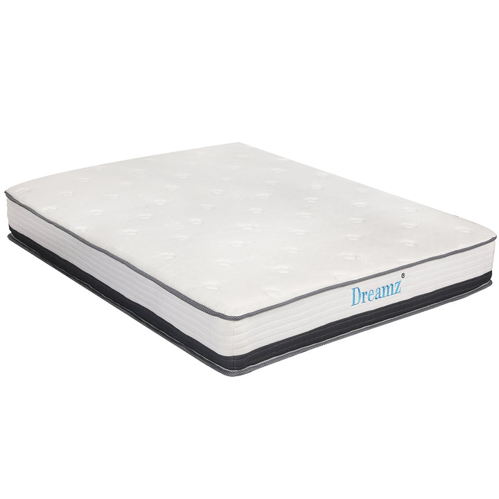 Pocket Spring Mattress HD Foam Medium Firm Bedding Bed Top Double 21CM.