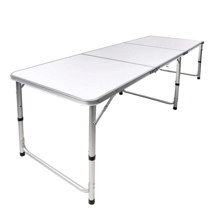 Levede Folding Camping Table Aluminium Silver.