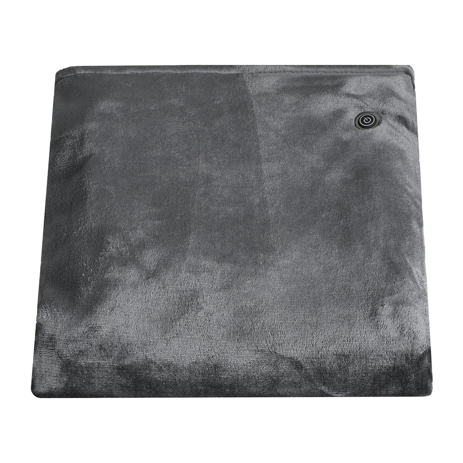 Electric Throw Blanket Heated Grey.
