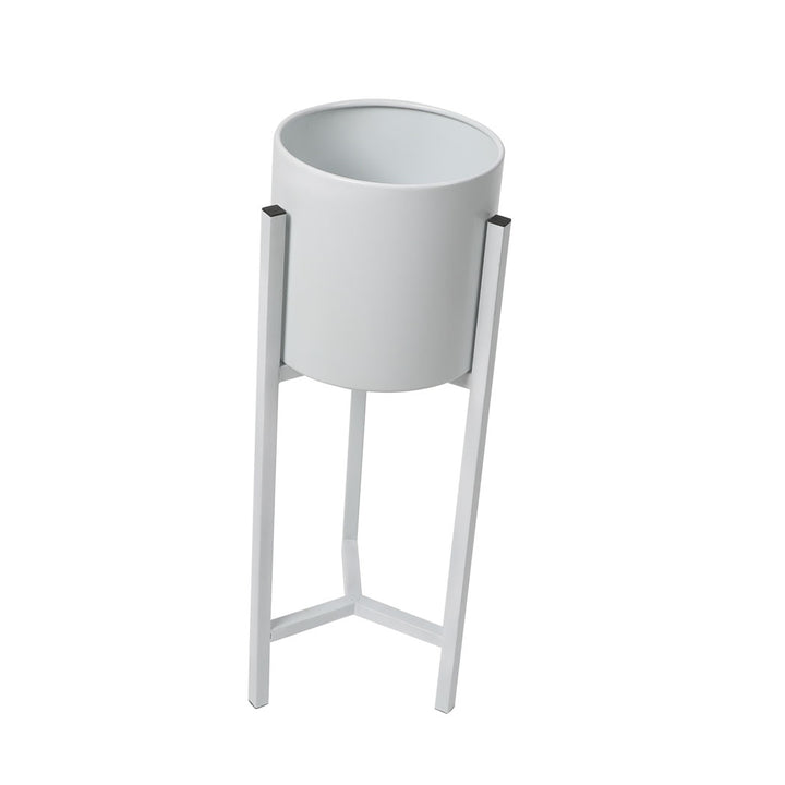 Levede Plant Stand Garden Planter Metal White Large.