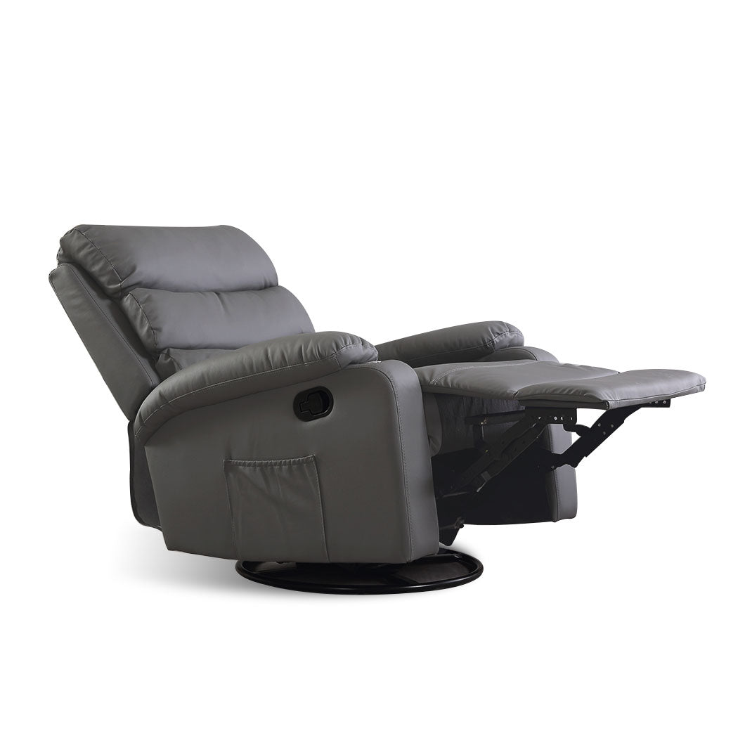 Levede Massage Chair Recliner Chairs Grey.