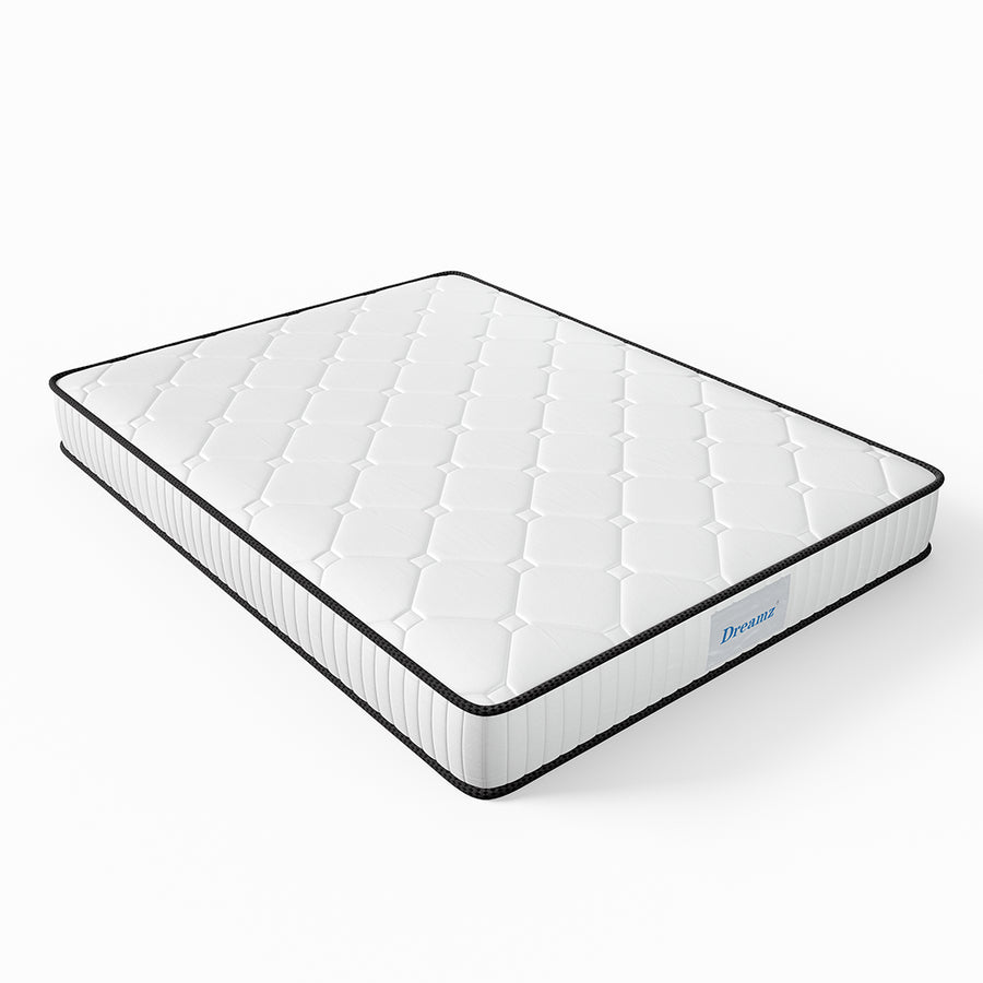 King Size Spring Mattress Bed Pocket Tight Top Foam Medium Firm  20CM.