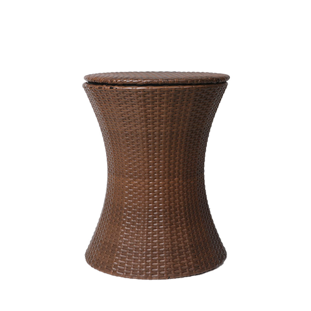 Levede Cooler Ice Bucket Table Bar Outdoor Brown.