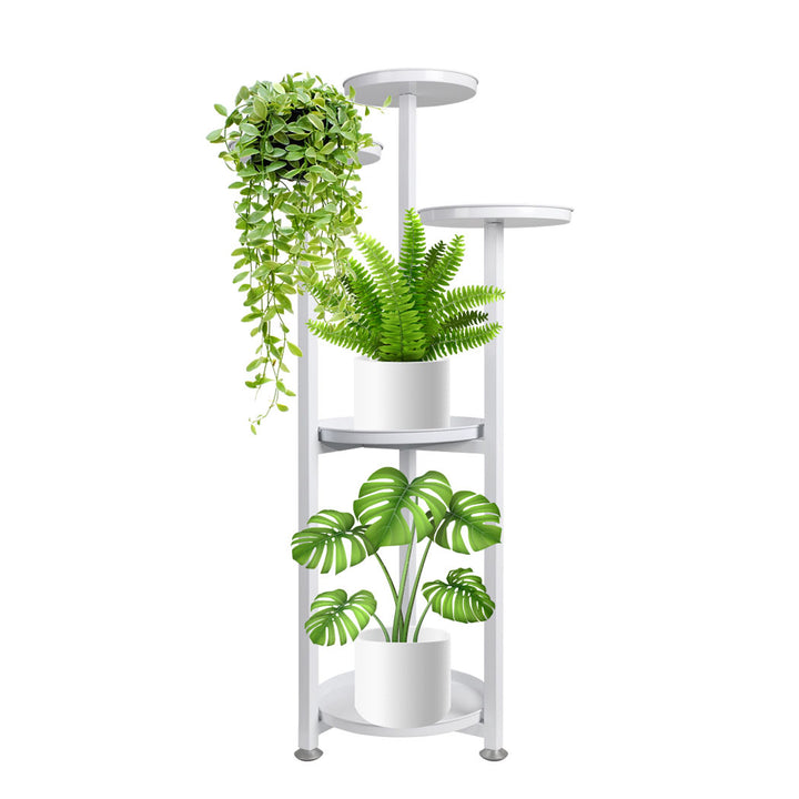 Levede Plant Stand Outdoor Indoor Flower White Medium.