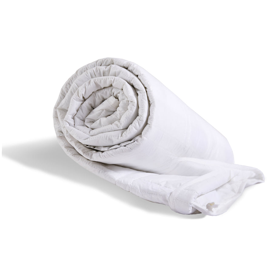 Dreamz Weighted Blanket Summer Cotton White Double 5KG.