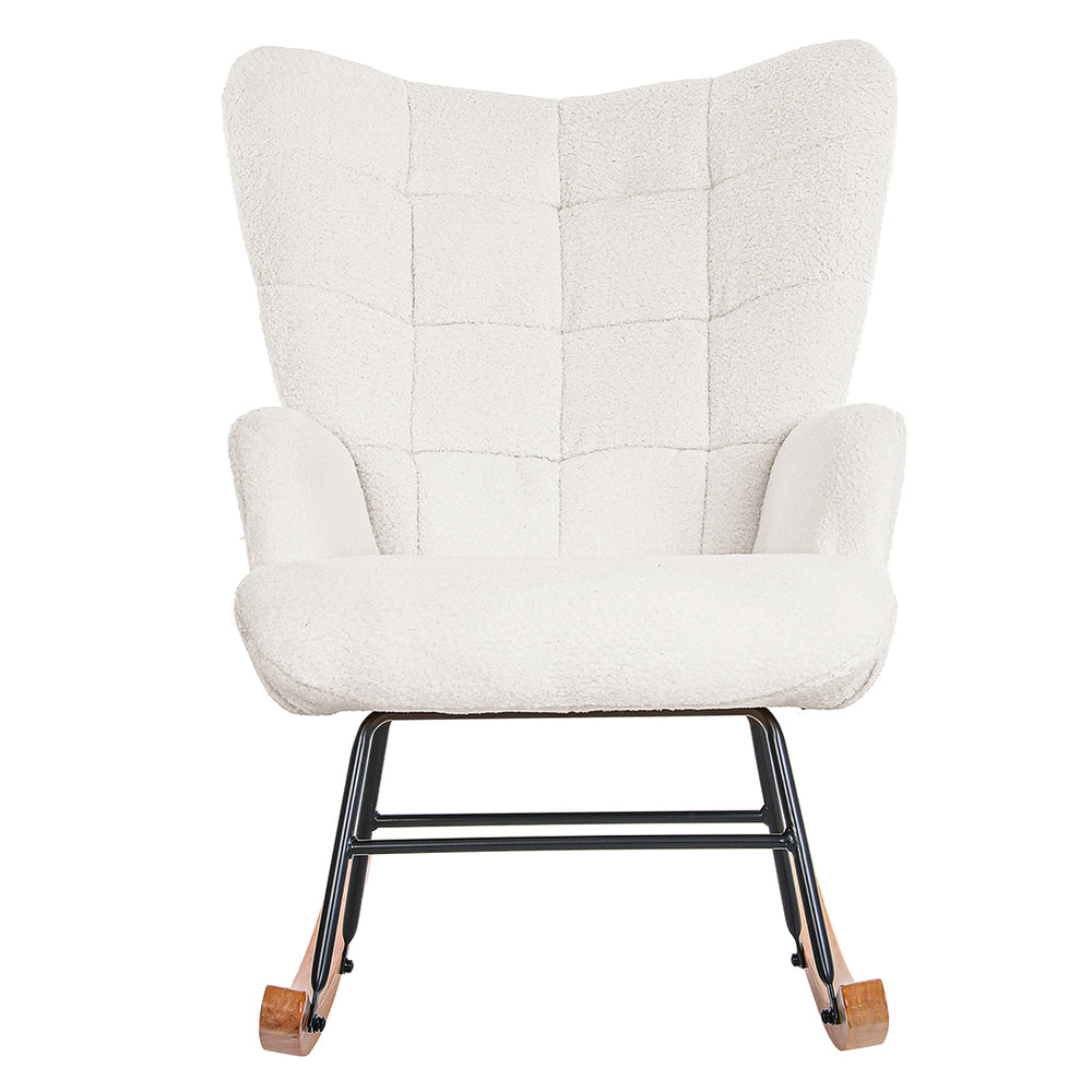 Levede Fleece Rocking Chair.