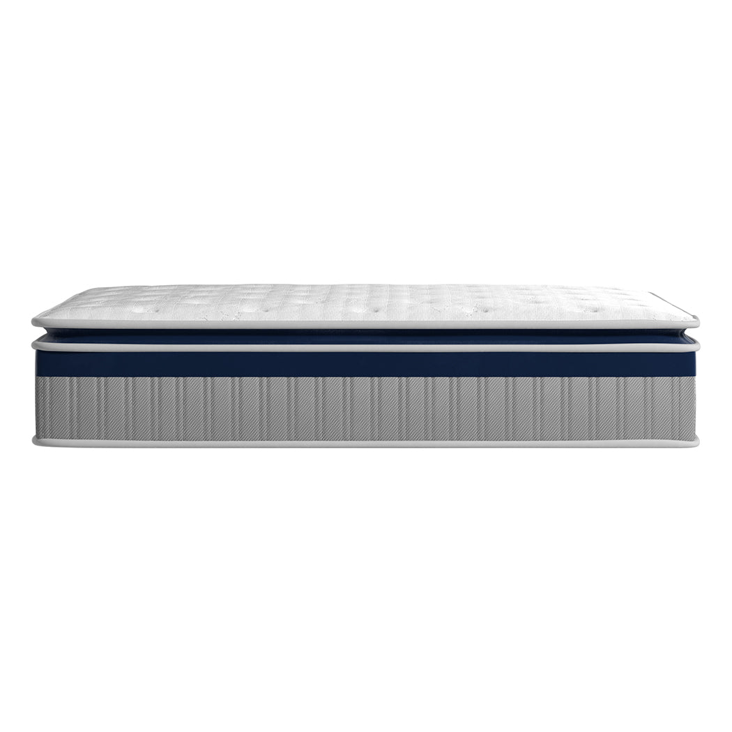 Mattress Pillow Top 7 Zone Pocket Spring Memory Foam 32CM King Single.