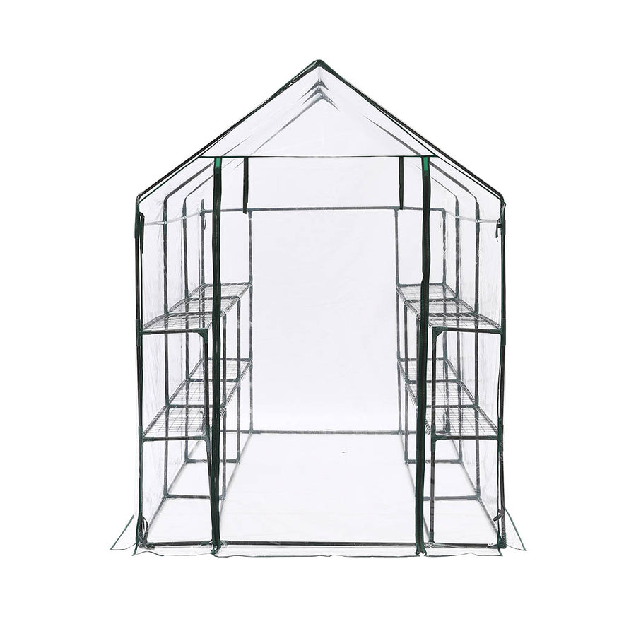 Greenhouse Walk In 3 Tier Garden.