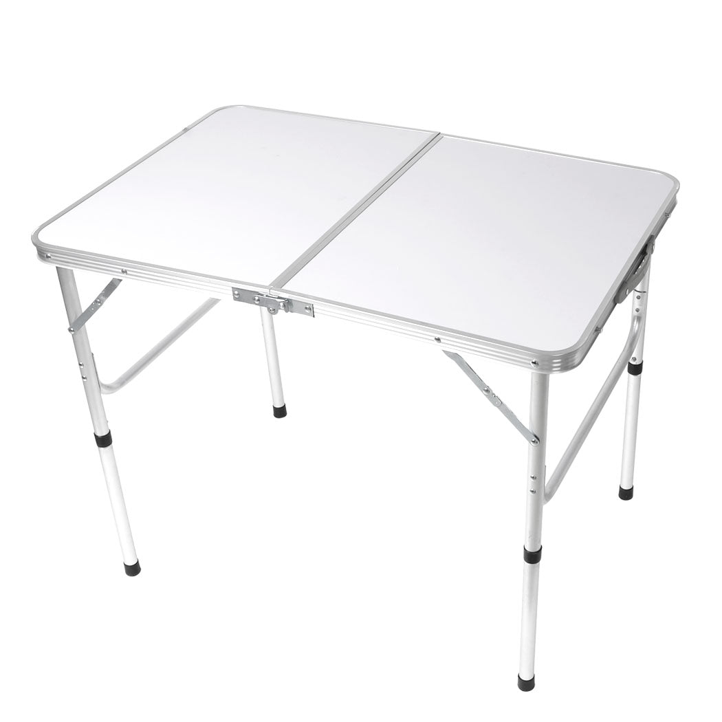 Levede Folding Camping Table Aluminium Silver.