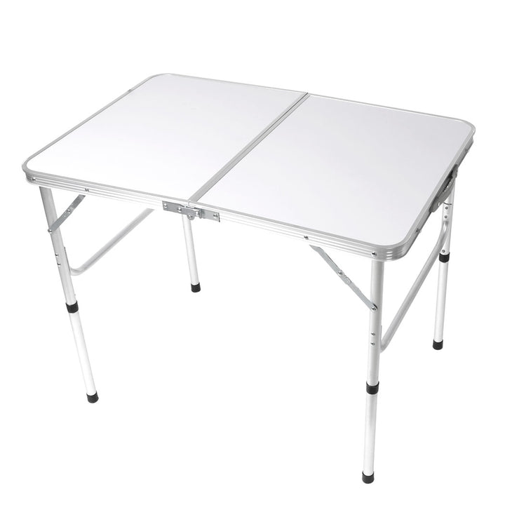 Levede Folding Camping Table Aluminium Silver.