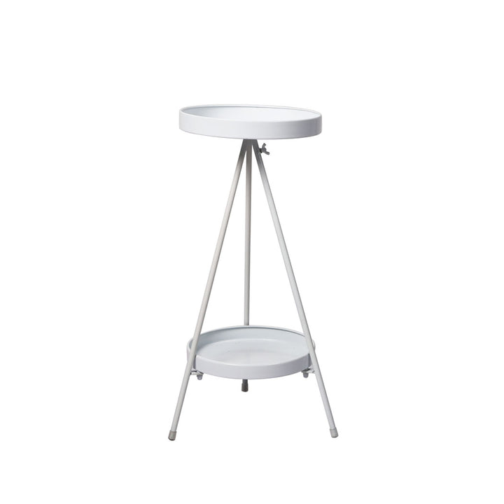 Levede Plant Stand 2 Tiers Outdoor Indoor White Medium.