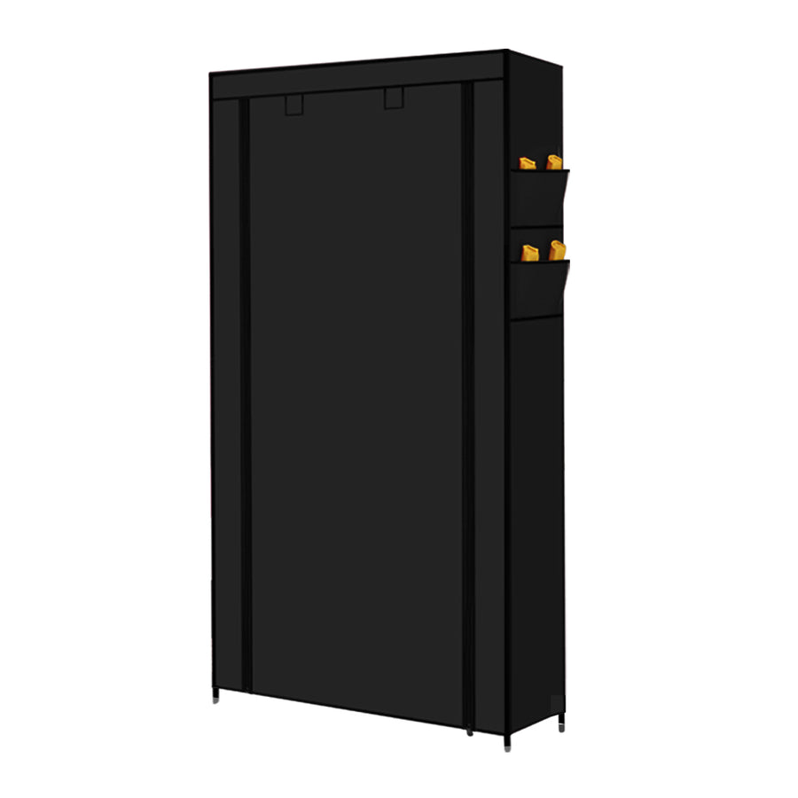 Levede 10 Tier Shoe Rack Portable Storage Black.