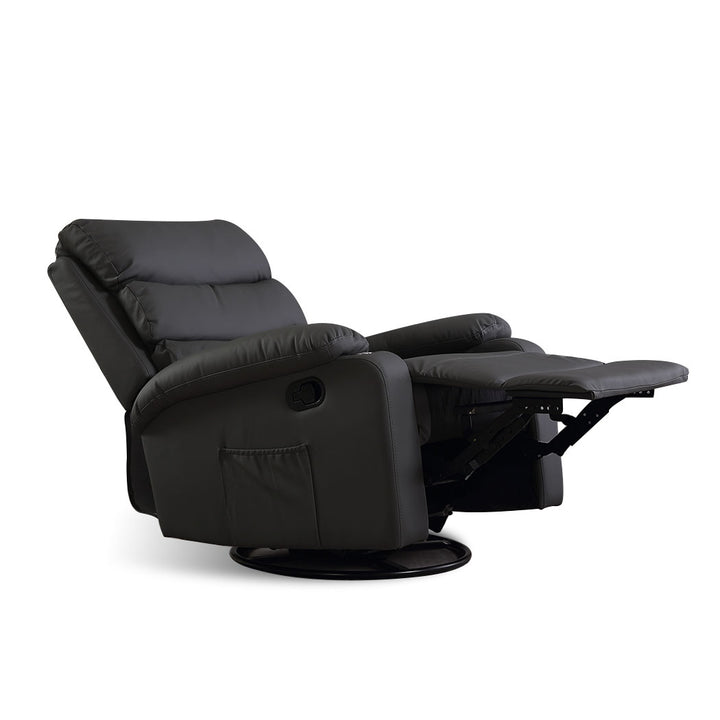 Levede Massage Chair Recliner 360 Swivel Black.