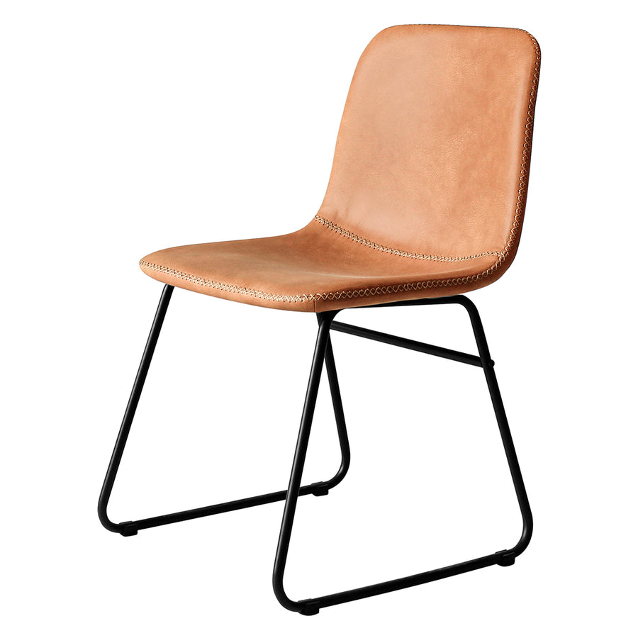 2x Dining Chairs Kitchen Table Brown.