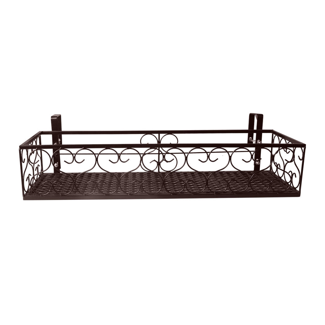 Levede Plant Stand Outdoor Indoor Home Bronze Rectangle.