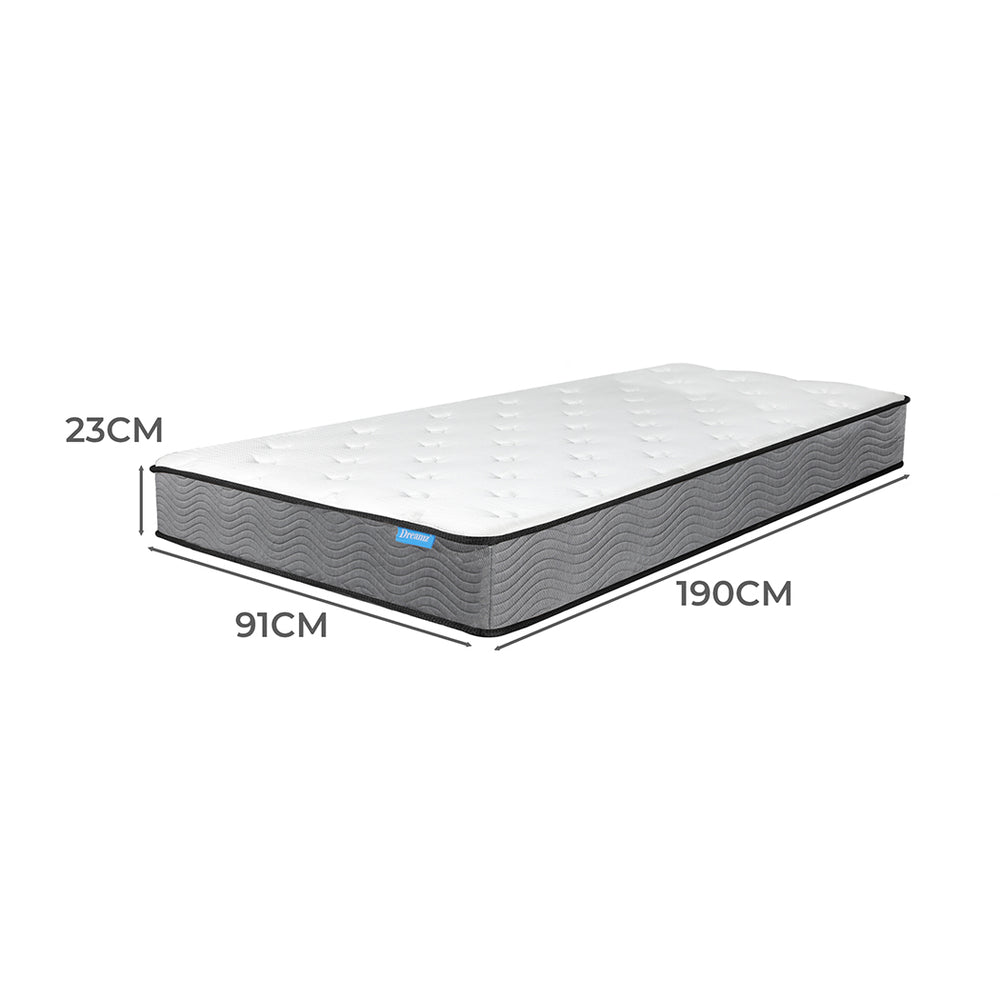 Single Mattress Extra Firm 23CM.