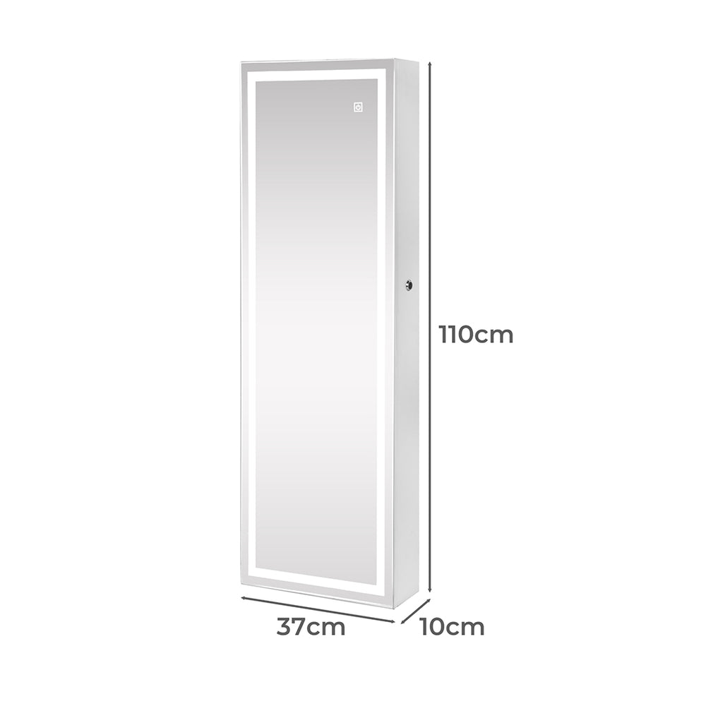 Mirror Jewellery Cabinet Touch.