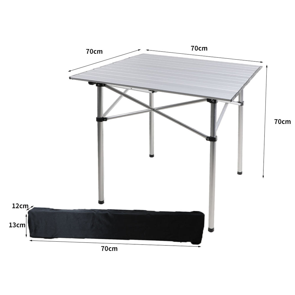Roll Up Camping Table Folding.