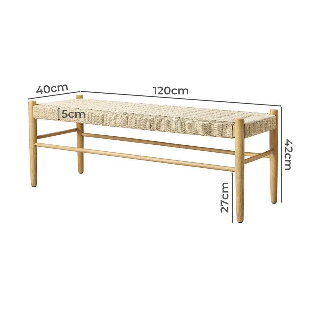 Kraft Rope Bench Seat.