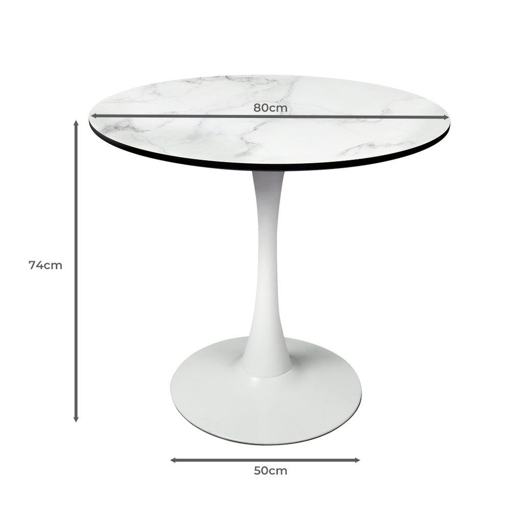 Levede Dining Table Kitchen 4 Person White.