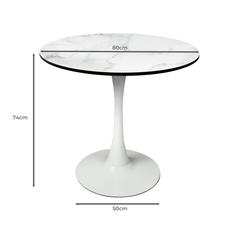 Levede Dining Table Kitchen 4 Person White.