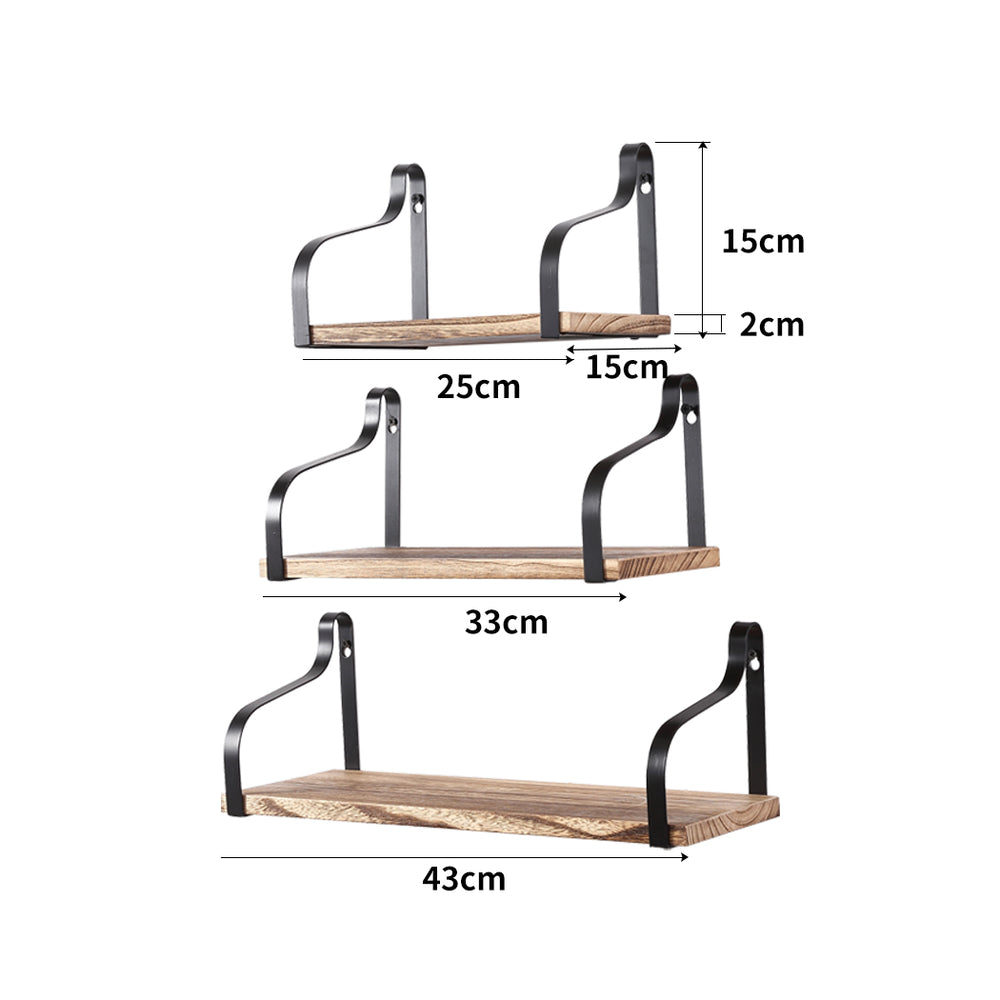 Floating Shelf with Brackets.