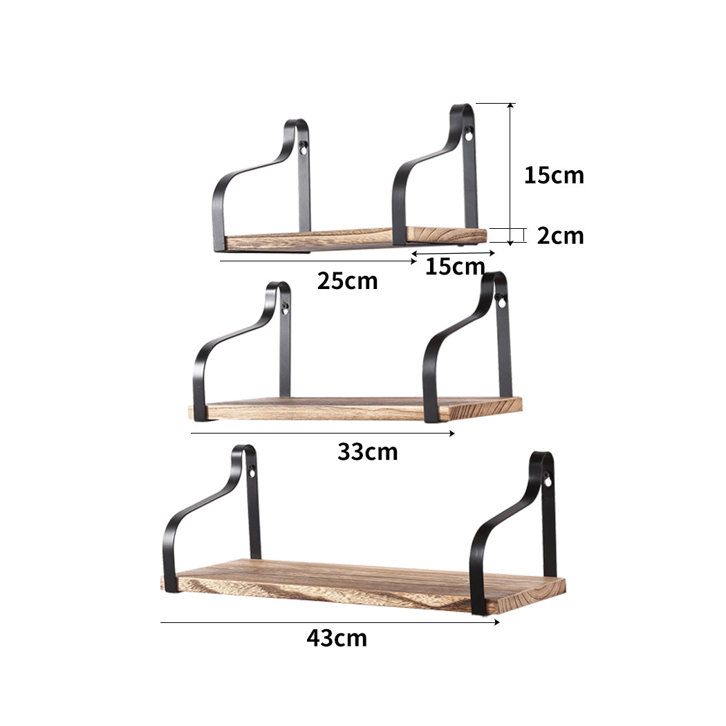 Floating Shelf with Brackets.