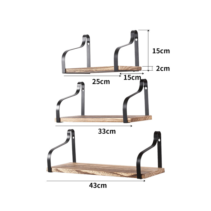 Floating Shelf with Brackets.