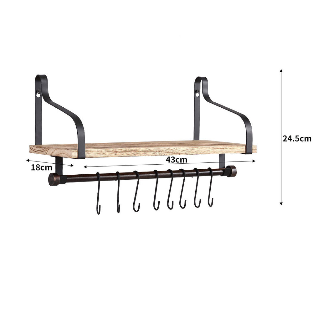 Levede Floating Shelf Brackets Wall.