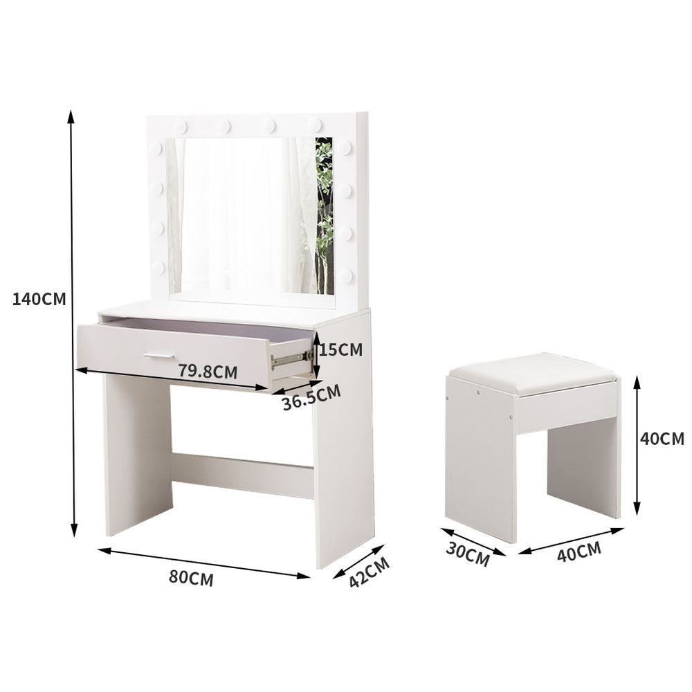 Dressing Table Set Makeup Mirror.