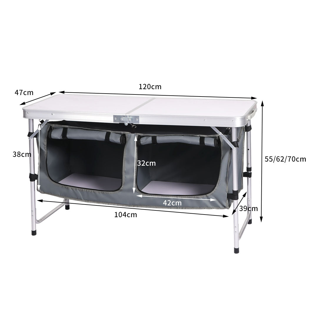 Folding Camping Table Aluminium.