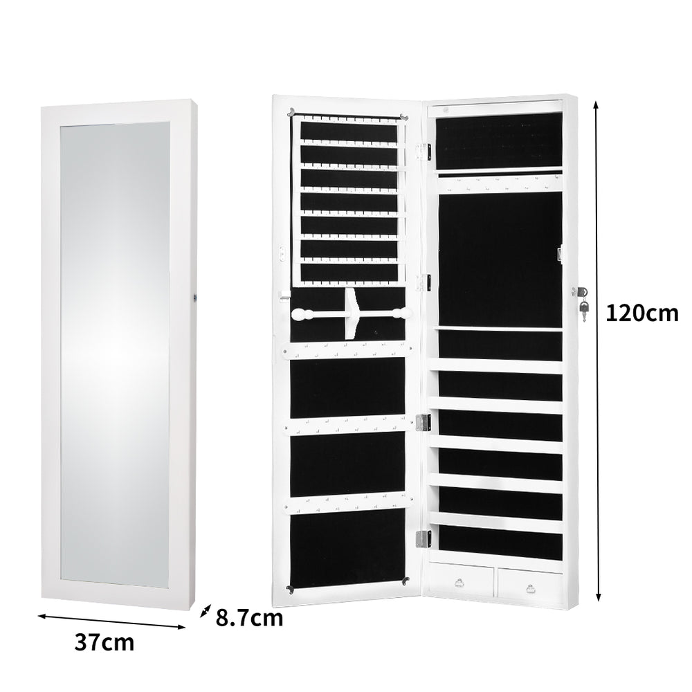 Mirror Jewellery Cabinet Makeup.