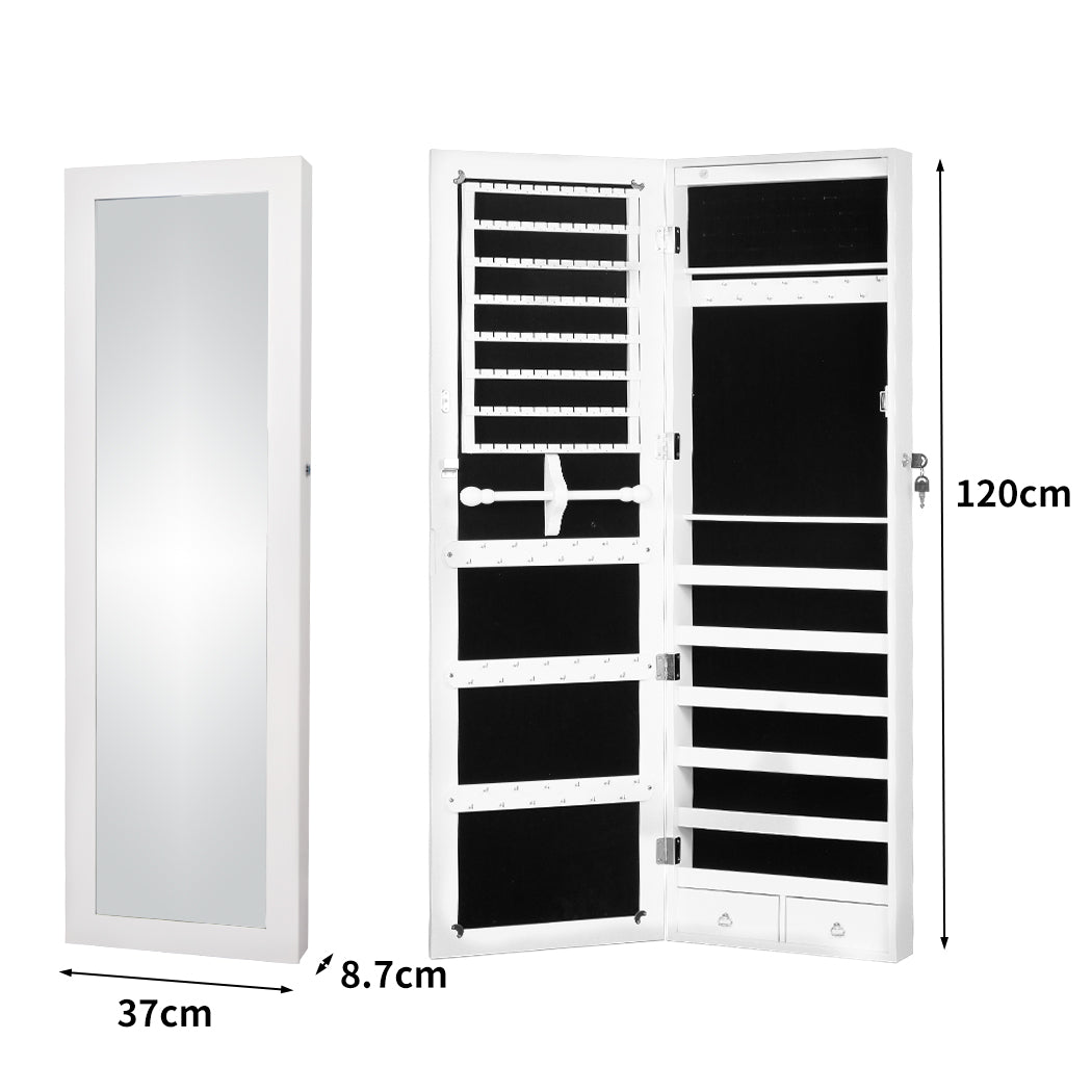 Mirror Jewellery Cabinet Makeup.