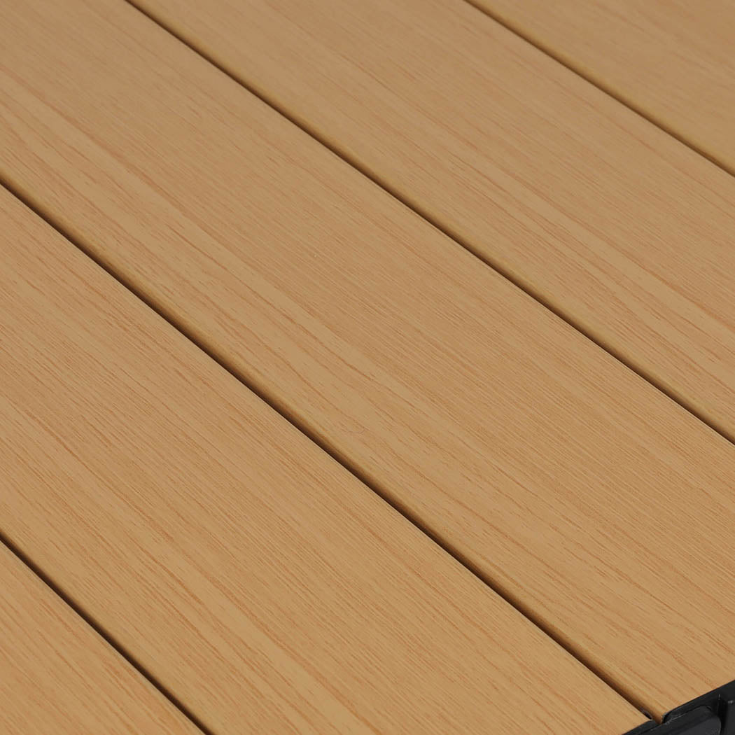 Folding Camping Table Portable Oak.