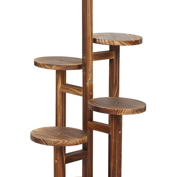Levede 4-Tier Plant Stand Wood Wooden.