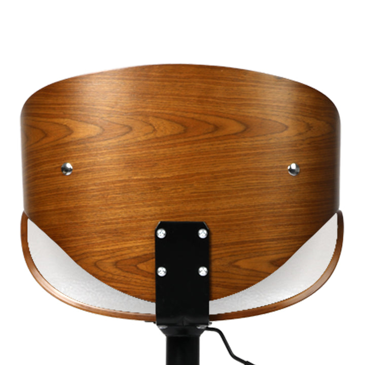 Levede 1x Bar Stools Kitchen Gas Lift White.