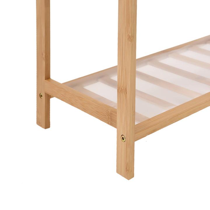Levede Bamboo Shoe Rack Storage Wooden 70cm.